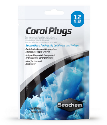 Coral Plugs - 12 plugs